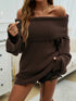 'Clarimond' Drop Shoulder Oversized Knit Sweater - Celes Fashion